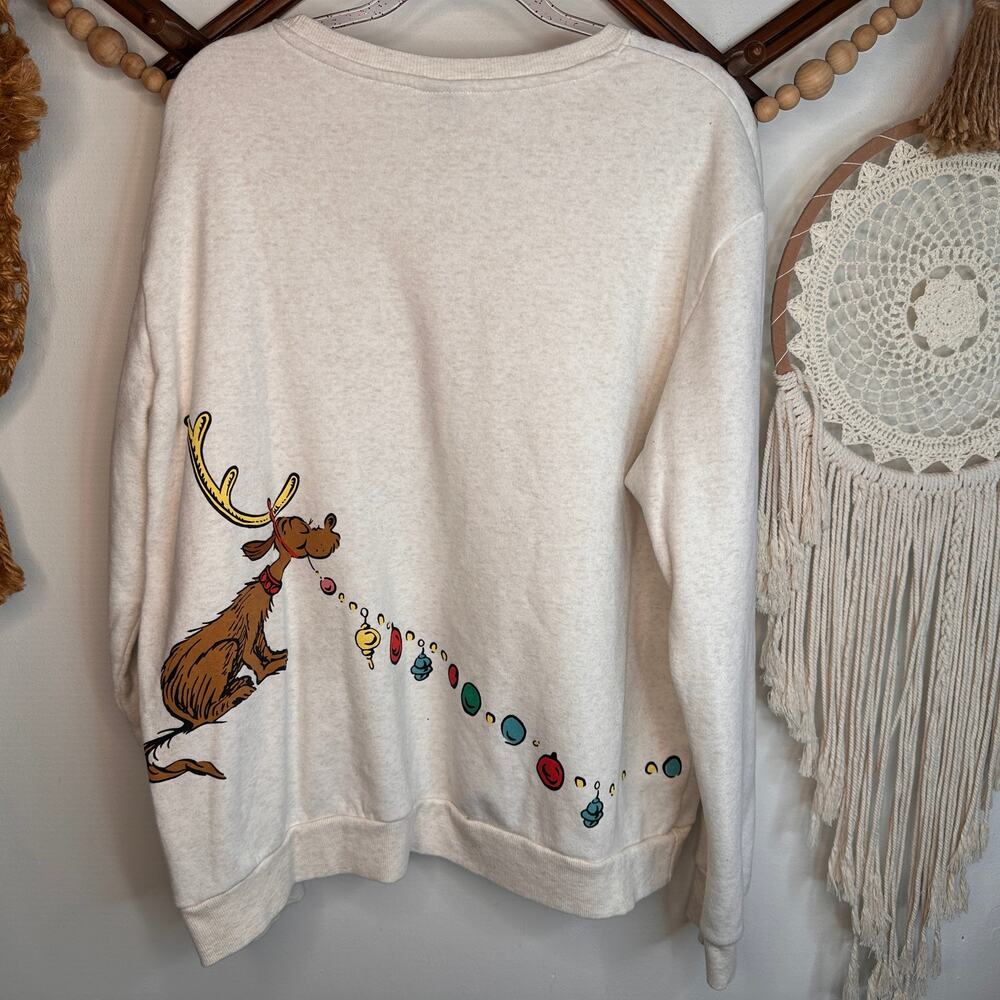 Grinch Christmas Two Sided Crewneck - Picture 3 of 3